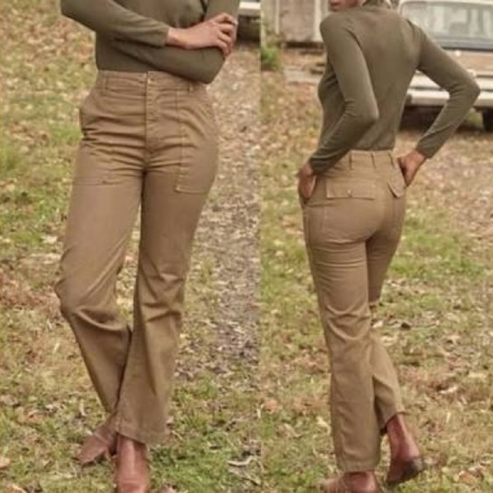 Doen Wilder Pants in Army Green